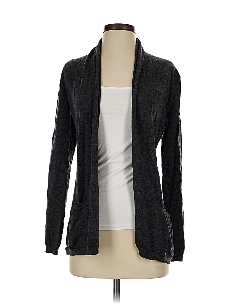 Pre-owned Theory Cardigan Sweater In Gray