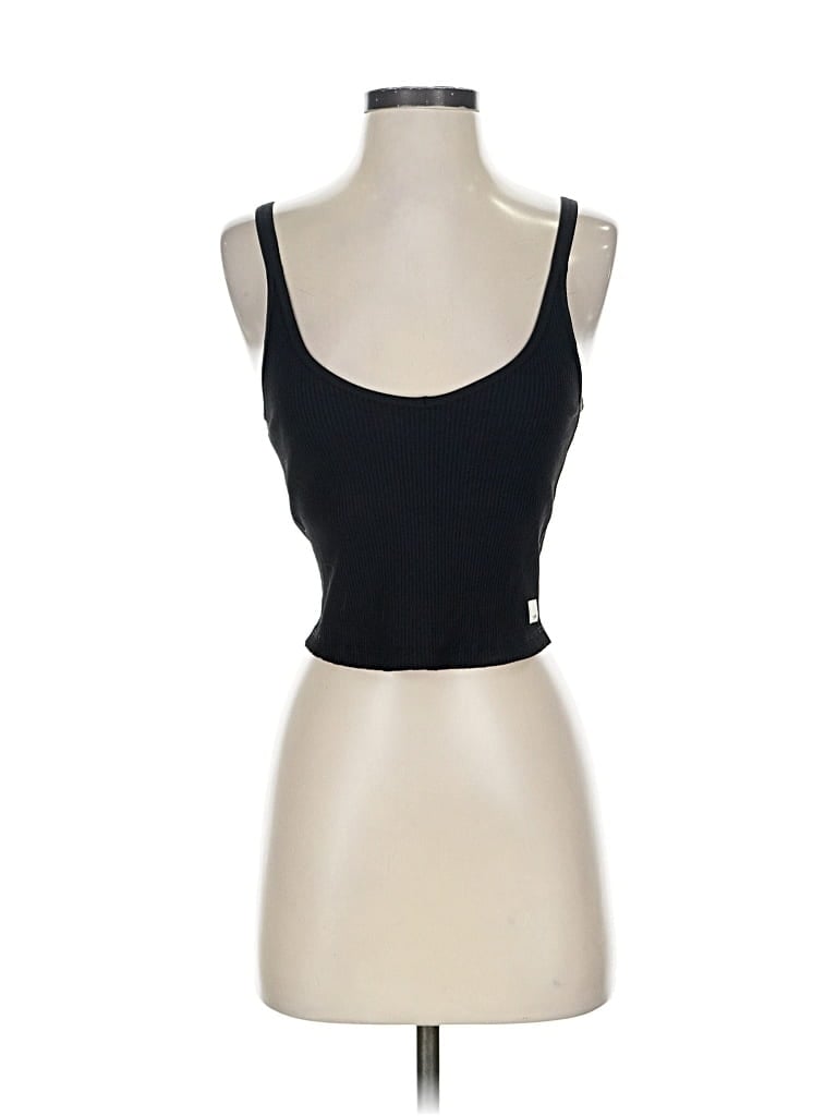 Pre-owned Vuori Tank Top Black Strapless Neckline Tops