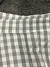 Unbranded Checkered-gingham Gray 3/4 Sleeve Button-Down Shirt Size XXL - photo 7