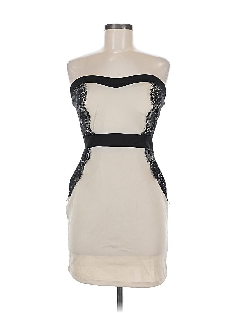 Pre-owned J For Justify Cocktail Dress In White
