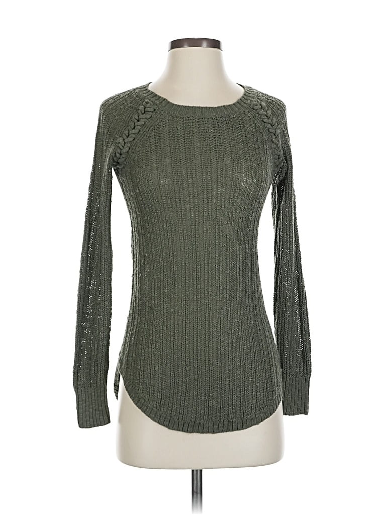 Pre-owned Pink Republic Pullover Sweater In Green