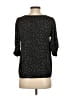 Maison d' Amelie 100% Polyester Stars Black 3/4 Sleeve Blouse Size XS - photo 2
