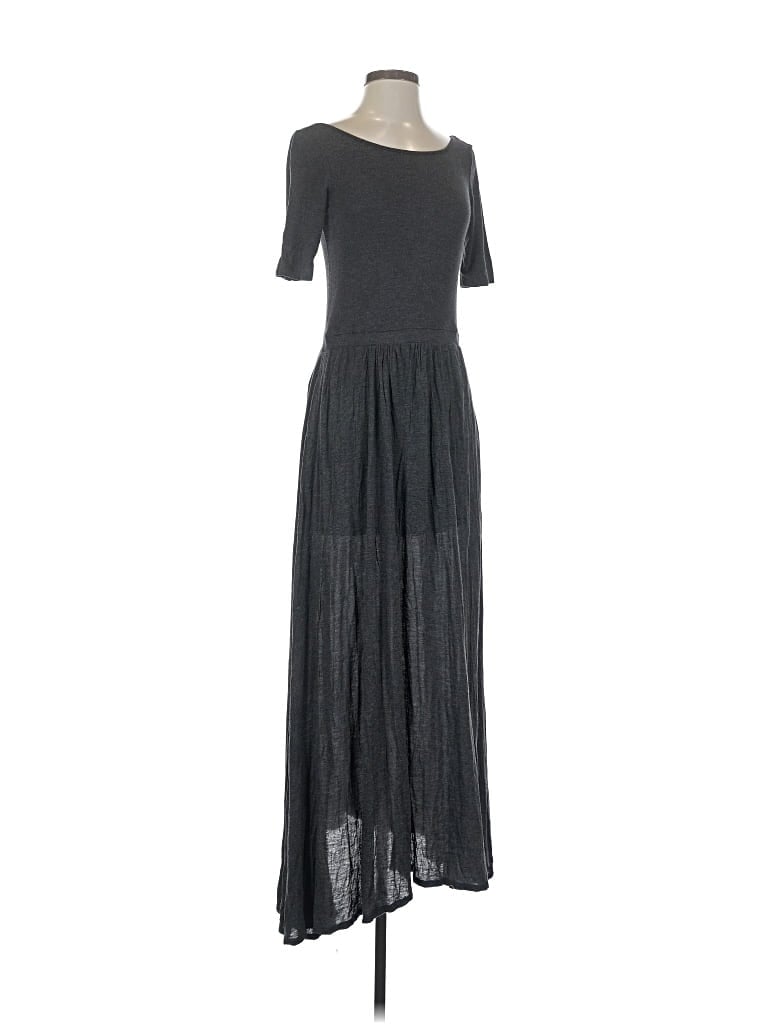 Pre-owned Bordeaux Casual Dress In Gray