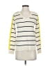 Banana Republic 100% Wool Stripes White Wool Pullover Sweater Size S - photo 1
