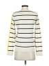 Banana Republic 100% Wool Stripes White Wool Pullover Sweater Size S - photo 2