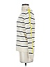 Banana Republic 100% Wool Stripes White Wool Pullover Sweater Size S - photo 5