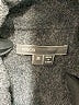 Vince. Chevron-herringbone Gray Wool Coat Size M - photo 6