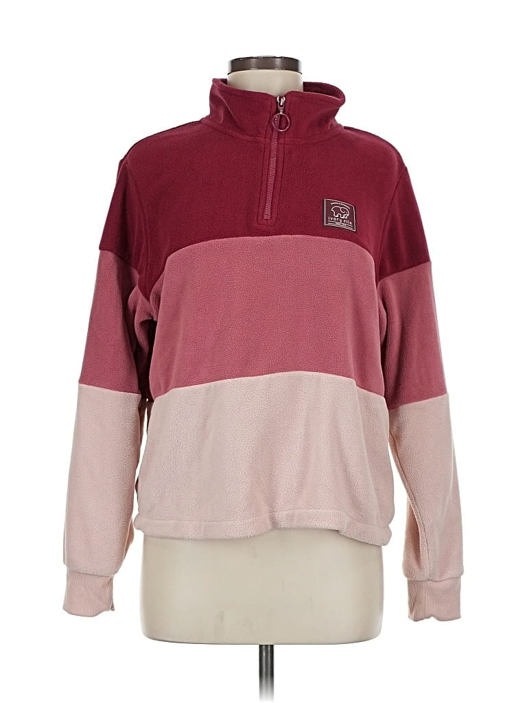 Pre-owned Ivory Ella Pullover Sweater In Burgundy