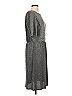 Sandra Darren Tweed Gray Casual Dress Size L - photo 4