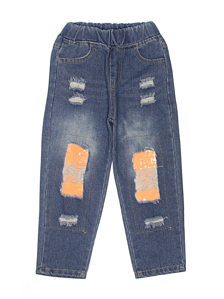 Pre-owned Unbranded Kids' Jeans In Blue