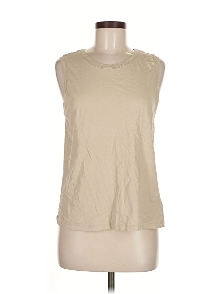 Pre-owned The Drop Sleeveless T-shirt In Brown