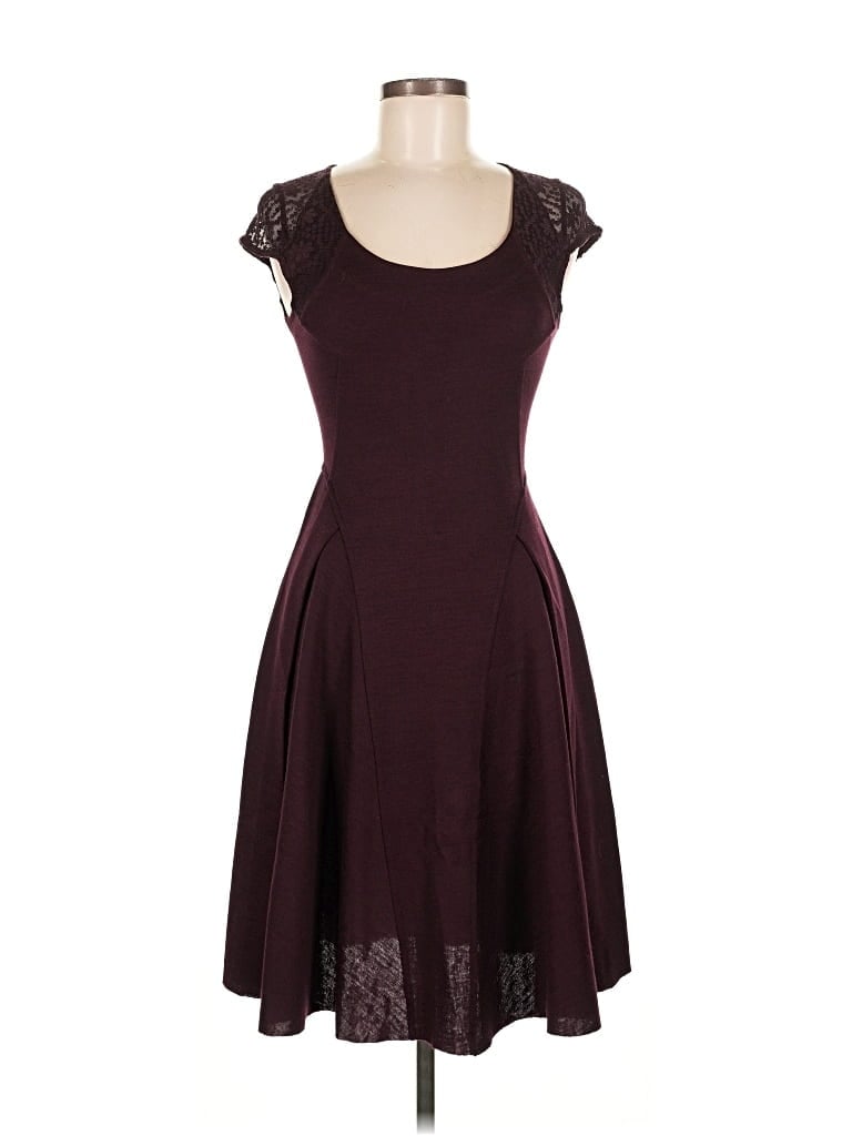 Pre-owned Deletta Cocktail Dress In Burgundy