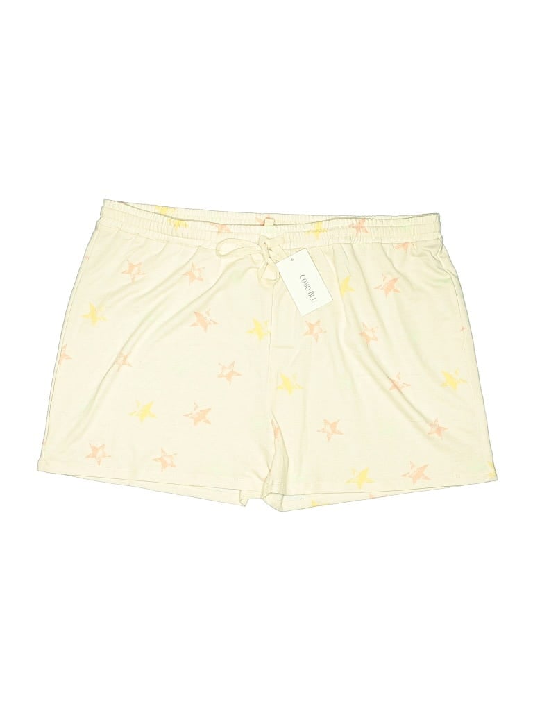 Pre-owned Como Blu Shorts In Yellow