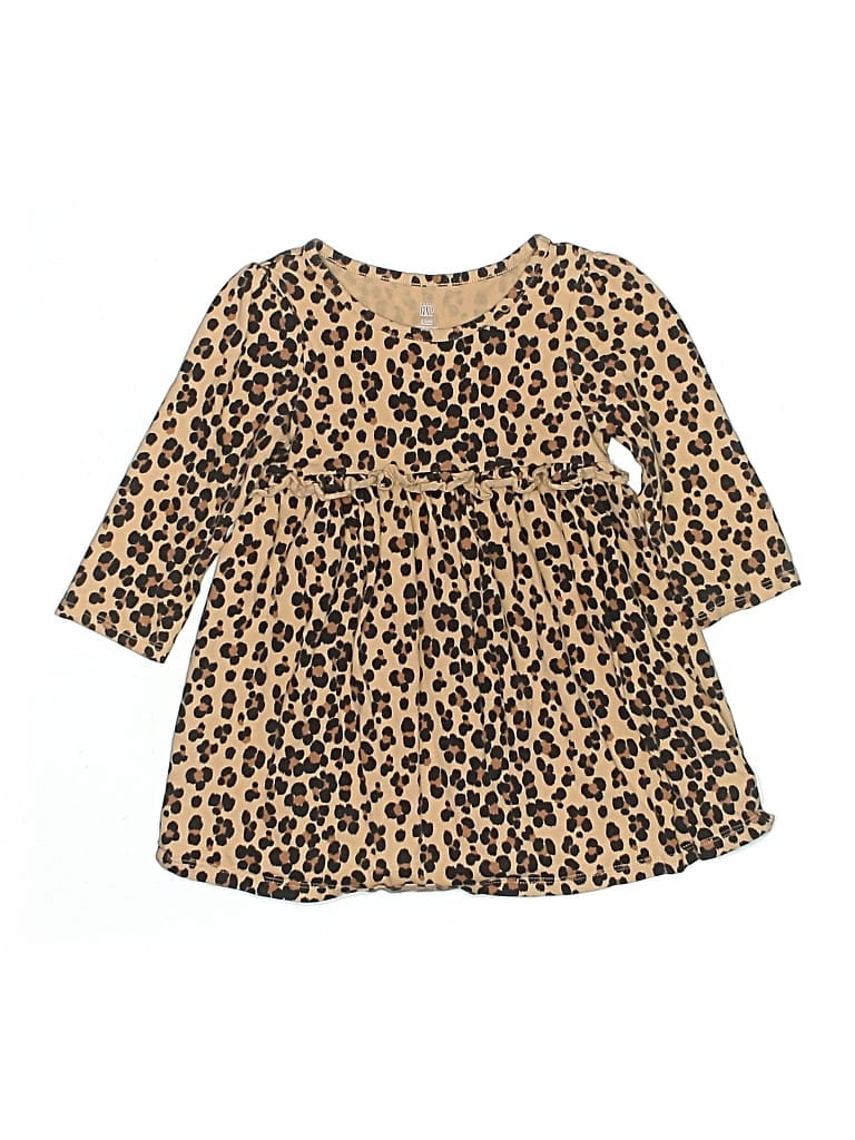 Pre-owned Baby Gap Kids' Dress In Brown