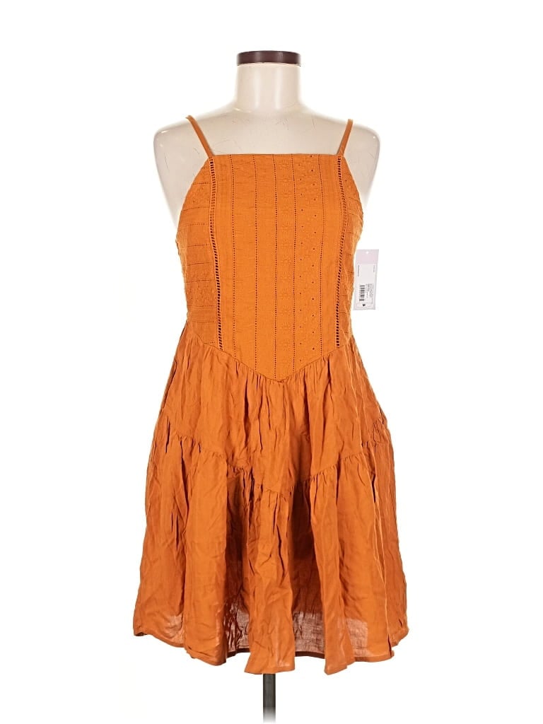 Pre-owned Wild Fable Casual Dress In Orange