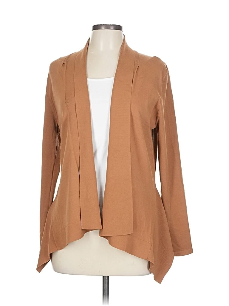 Pre-owned Calvin Klein Cardigan Sweater In Brown