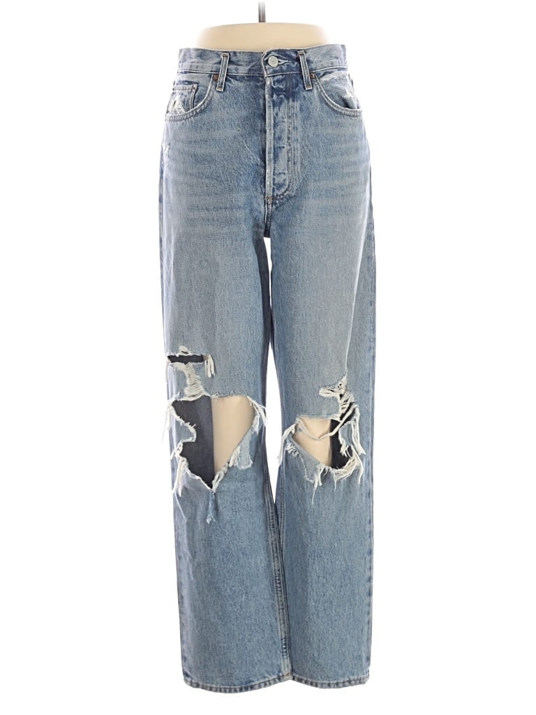 Pre-owned Agolde Jeans In Blue