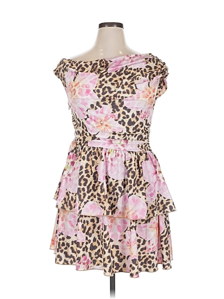 Shein Curve Cocktail Dress In Multi