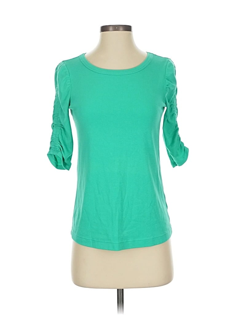 Pre-owned Lilly Pulitzer 3/4 Sleeve T-shirt In Green