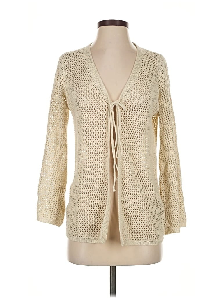 Pre-owned Unbranded Cardigan Sweater In Brown