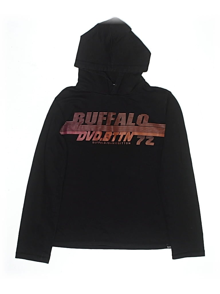Pre-owned Buffalo By David Bitton Kids' Pullover Hoodie In Black