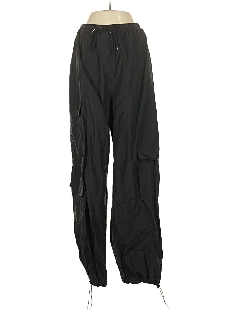 Pre-owned Fashion Nova Cargo Pants In Black