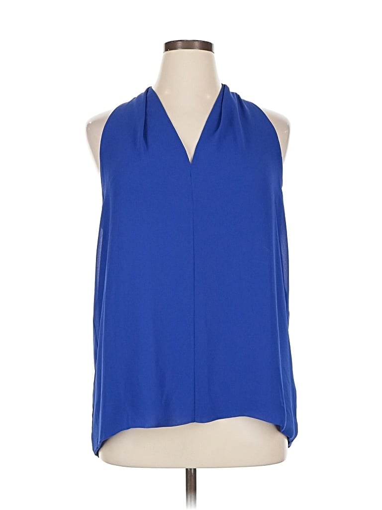 Pre-owned Vince Camuto Sleeveless Blouse In Blue