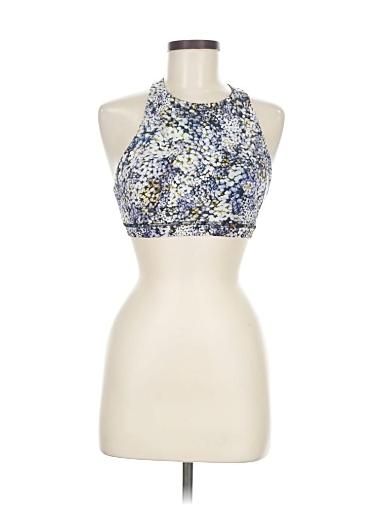 Pre-owned Lululemon Athletica Tank Top Purple Halter Neckline Tops