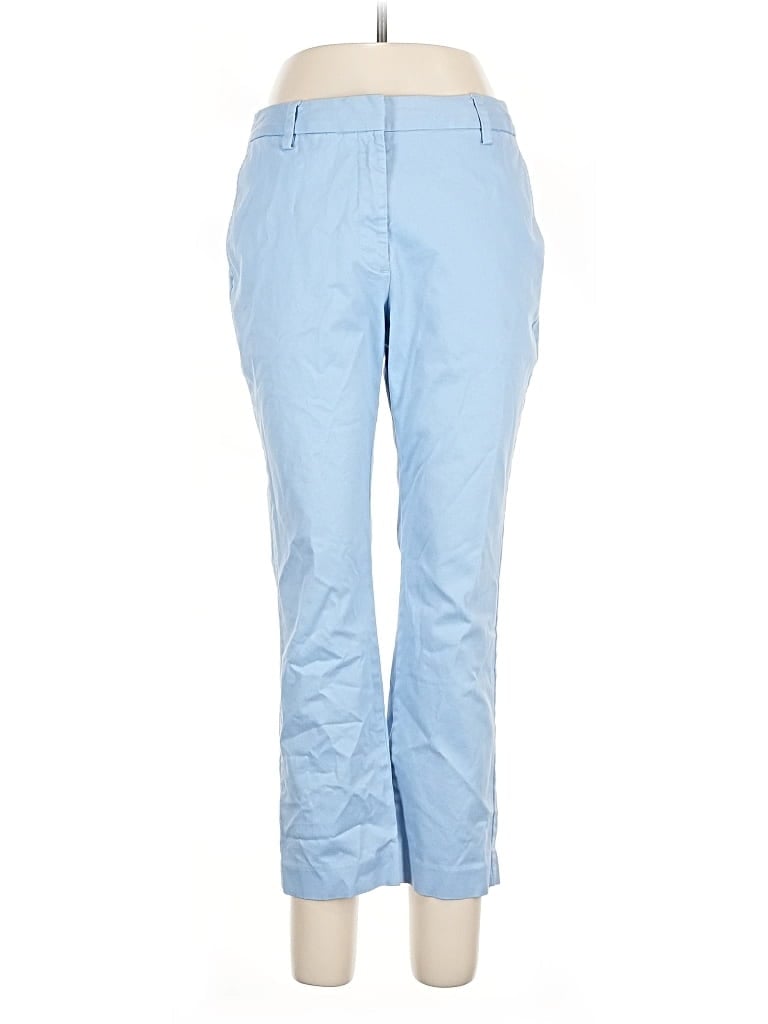 Pre-owned Lands' End Casual Pants In Blue