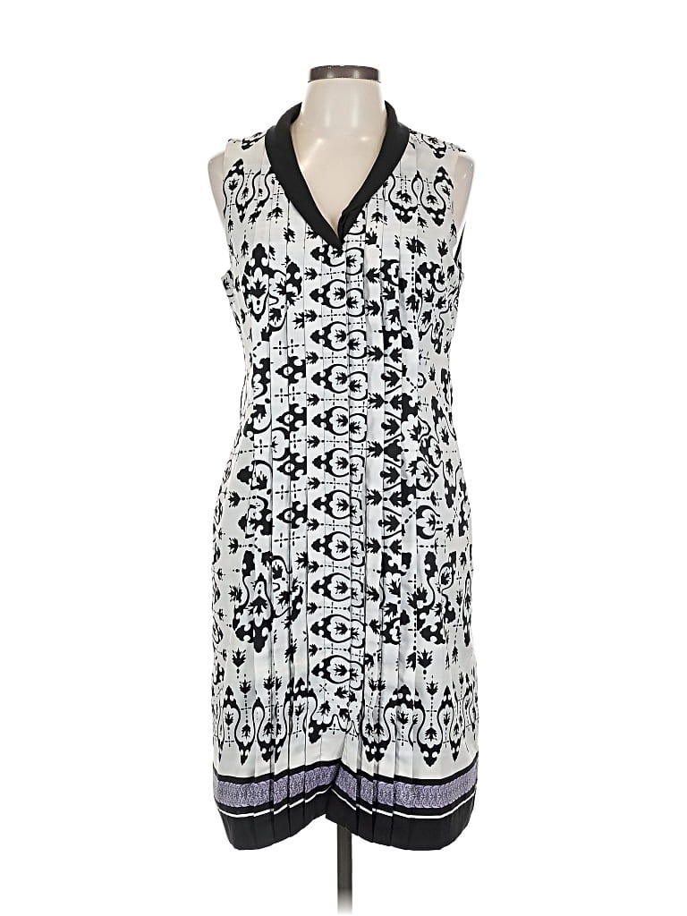 Pre-owned Nicole By Nicole Miller Casual Dress In Silver