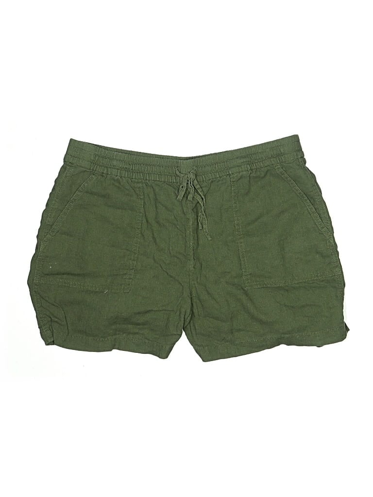 Pre-owned J.crew Factory Store Cargo Shorts In Green