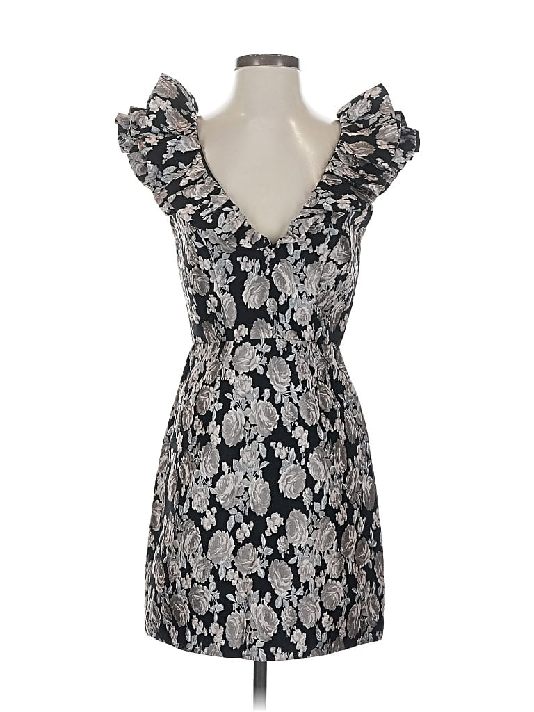 Pre-owned Saylor Cocktail Dress In Gray