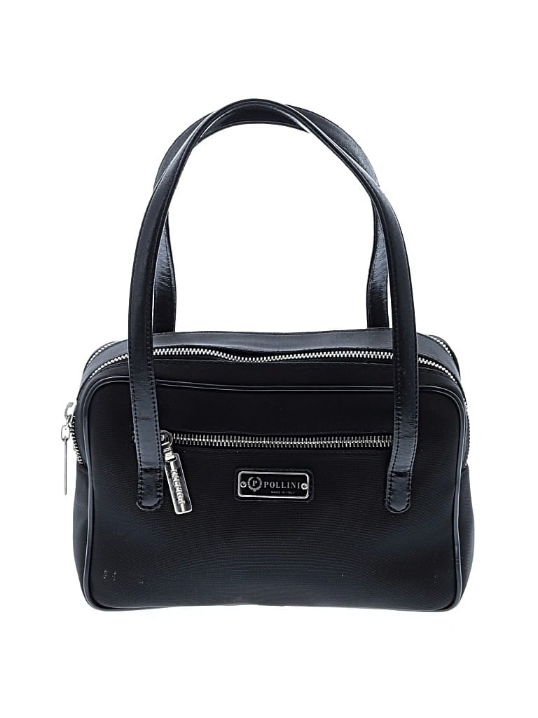 Pre-owned Pollini Satchel In Black