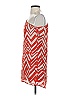 Indah Chevron-herringbone Orange Casual Dress Size XS - photo 5