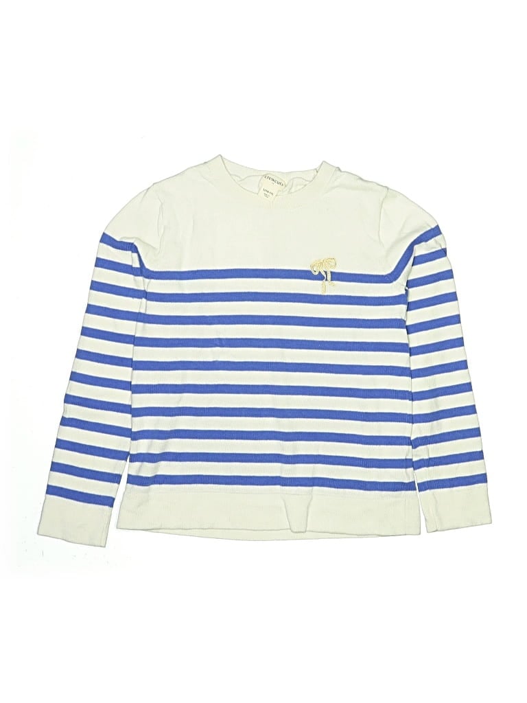 Pre-owned Crewcuts Outlet Kids' Pullover Sweater In Blue