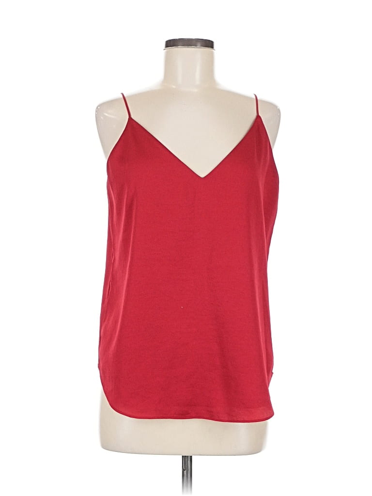 Pre-owned Express Outlet Tank Top Red Halter Neckline Tops