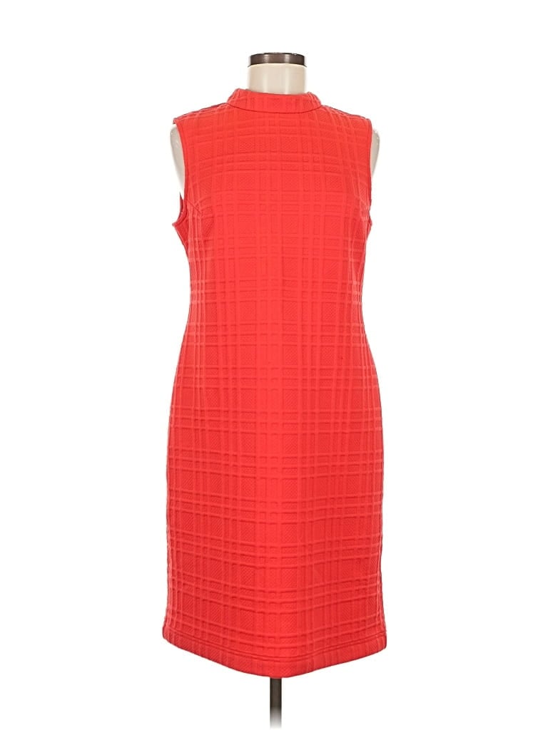 Pre-owned Sharagano Cocktail Dress In Red