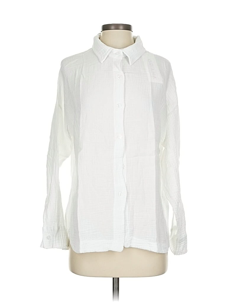 Milio Milano Long Sleeve Blouse In White