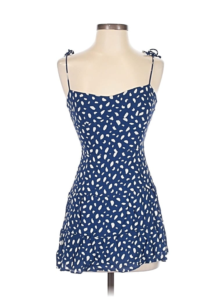 Pre-owned Reformation Casual Dress In Blue