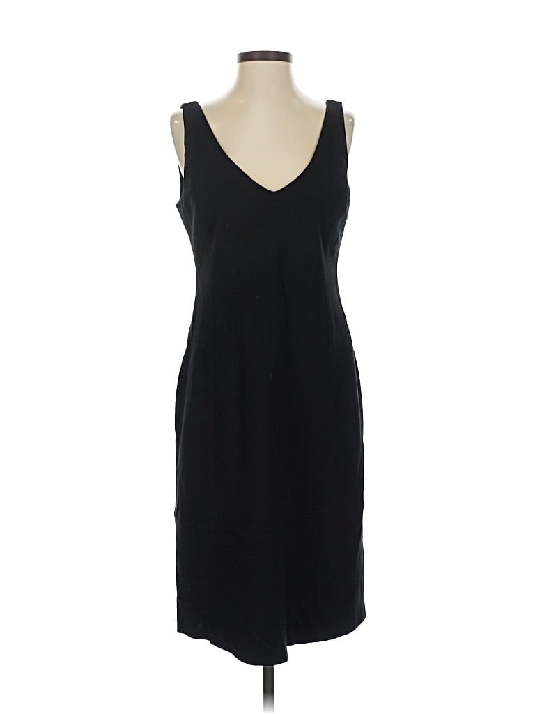 Pre-owned Eileen Fisher Casual Dress In Black