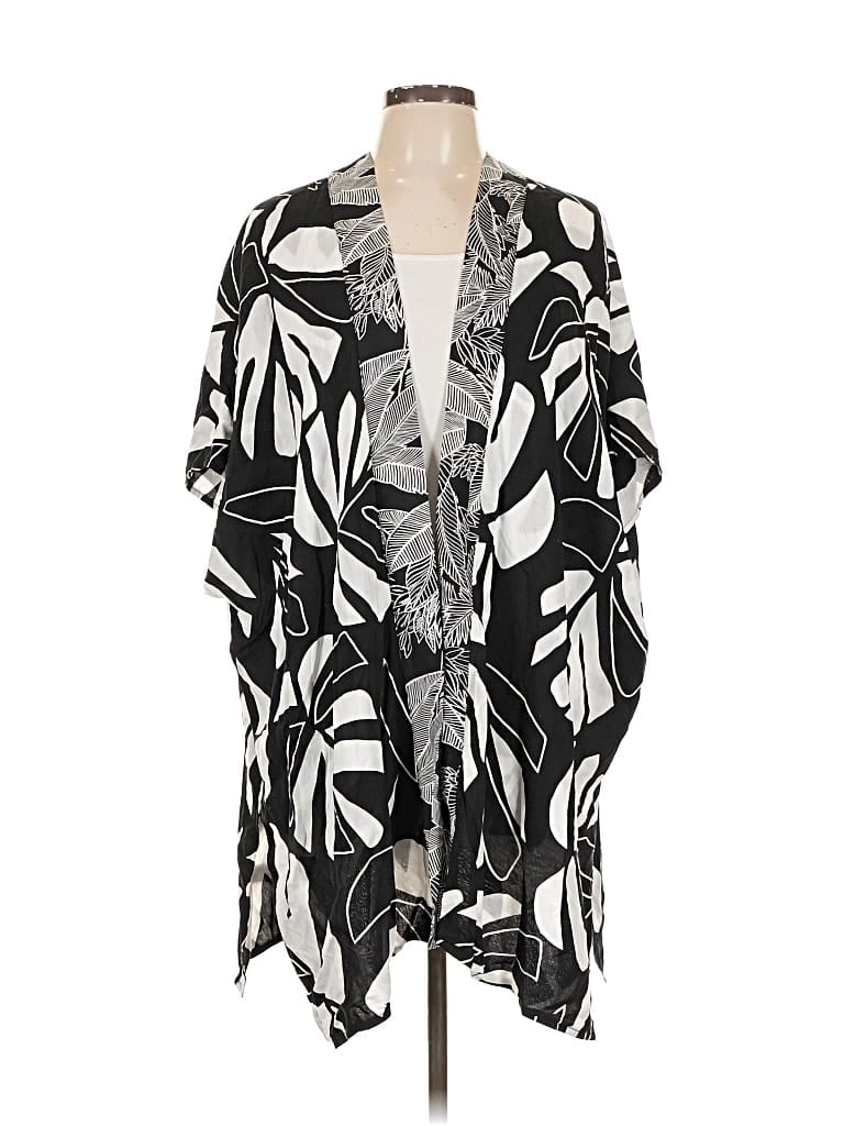 Pre-owned Chico's Kimono In Black