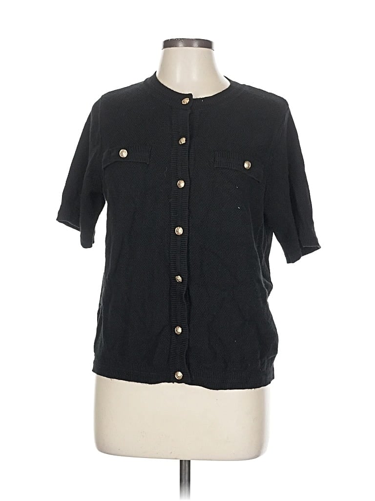 Pre-owned Prettygarden Cardigan Sweater In Black