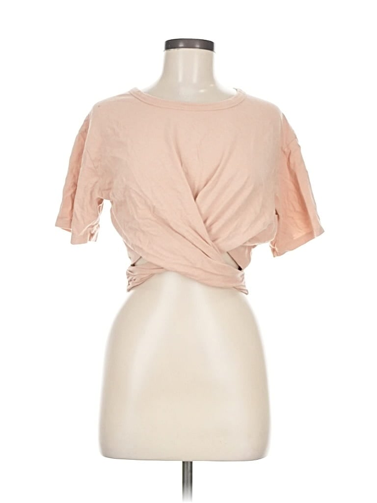 Pre-owned Aerie Short Sleeve T-shirt In Brown