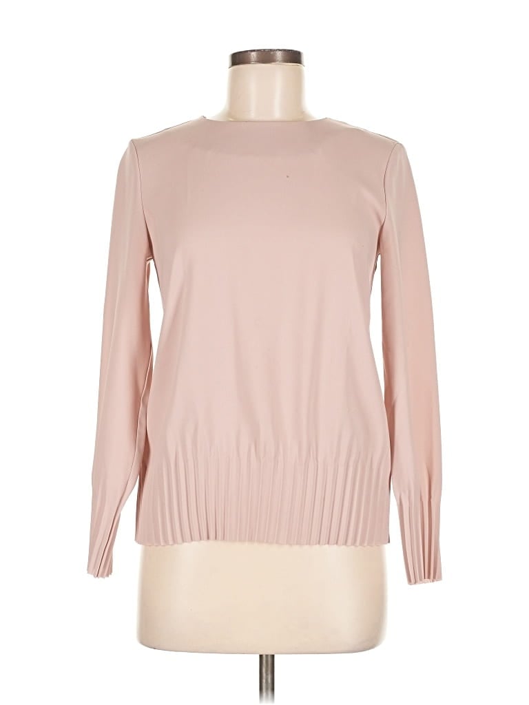 Pre-owned Co Long Sleeve Top Pink Turtleneck Tops