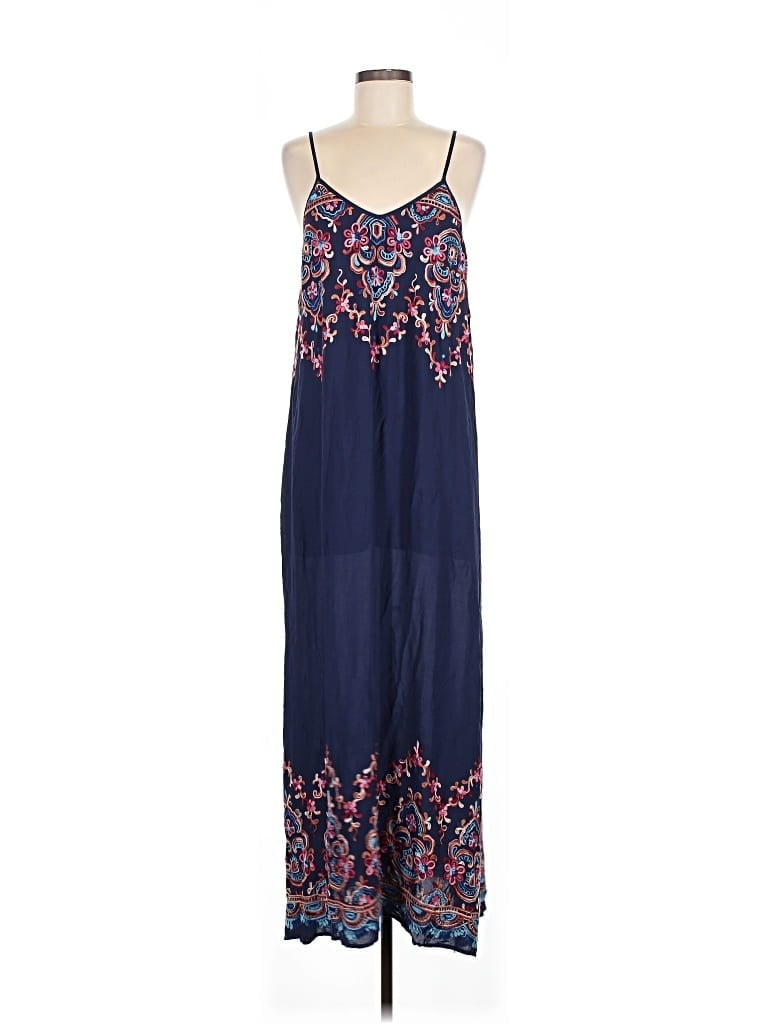 Pre-owned Karen Kane Casual Dress In Blue