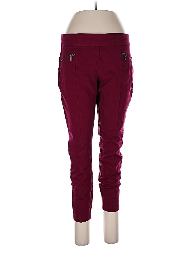 Pre-owned Maurices Casual Pants In Burgundy