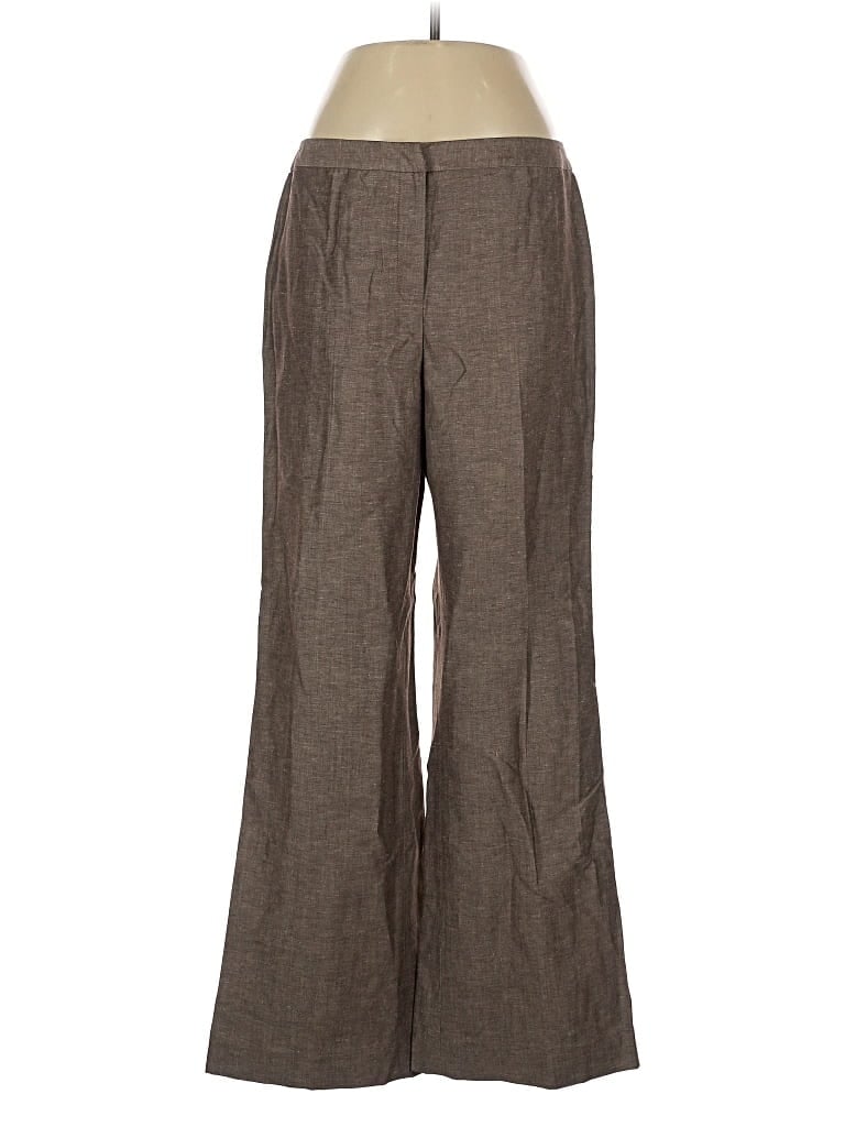 Pre-owned Tahari Linen Pants In Brown