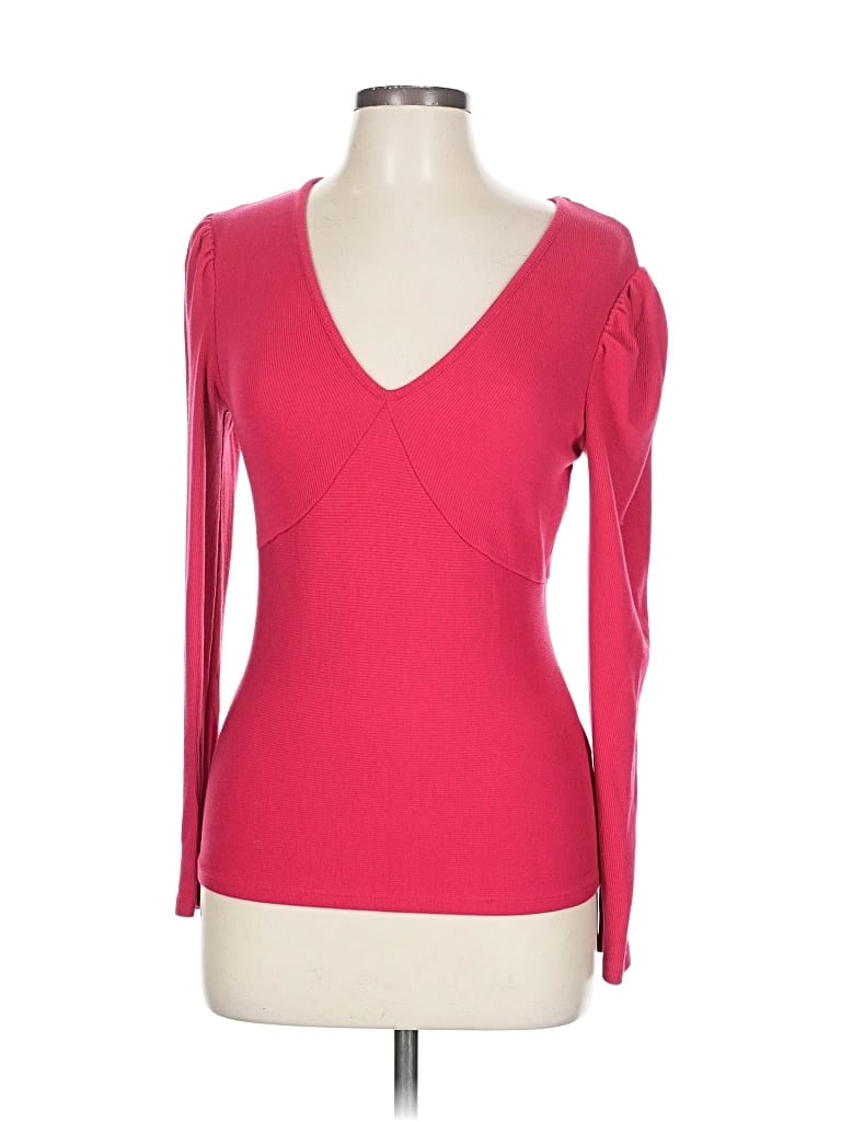 Pre-owned Marine Layer 3/4 Sleeve T-shirt In Red