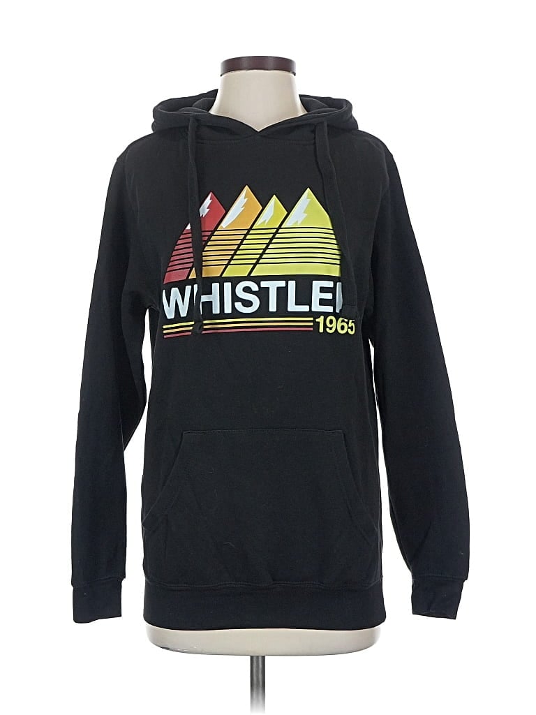 Pre-owned Assorted Brands Pullover Hoodie In Black