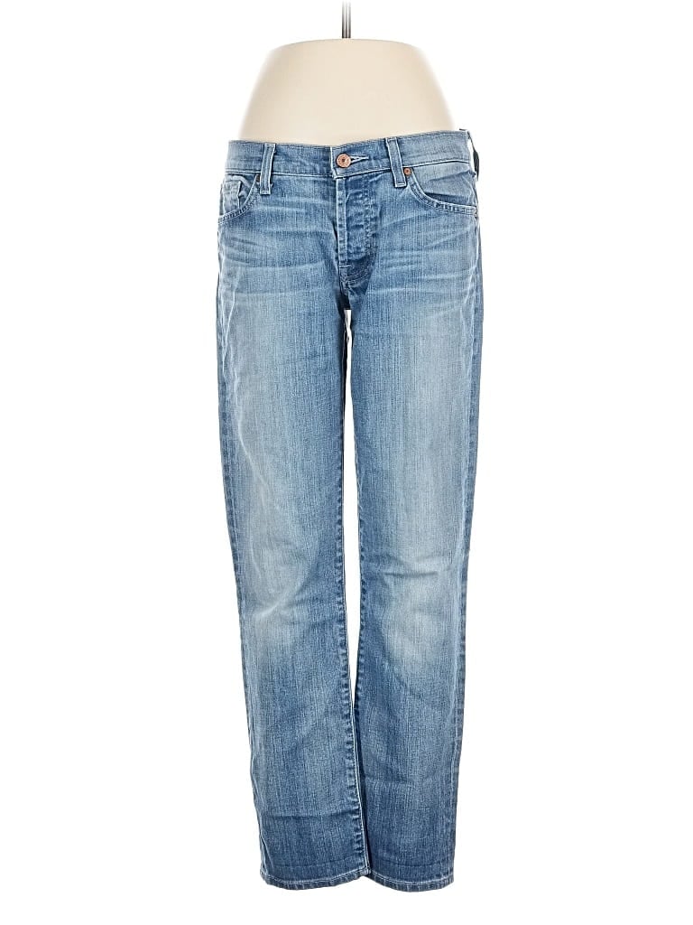 Pre-owned 7 For All Mankind Jeans In Blue